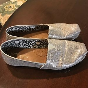 Sparkly Toms - Women’s Size 10